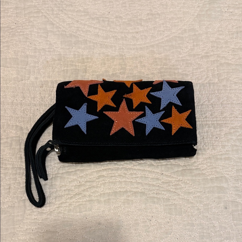 Urban Outfitters Suede Star Clutch